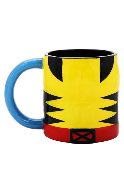 Pacsun X-men Wolverine Costume Yellow Ceramic Mug