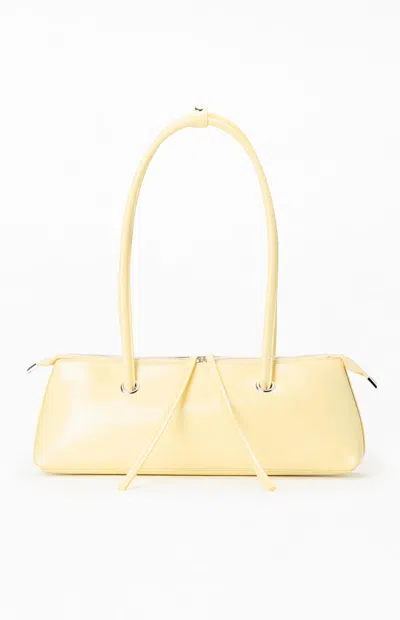 Pacsun Yellow Faux Leather Slip Shoulder Bag