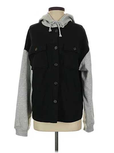 Pre-owned Pacsun Zip Up Hoodie In Black