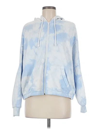 Pre-owned Pacsun Zip Up Hoodie In Blue