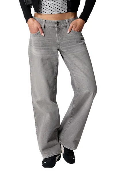 Pacsun Zoe Low Rise Girlfriend Jeans In Gray