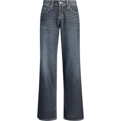 Pacsun Zoe Low Rise Wide Leg Sparkly Jeans In Blue