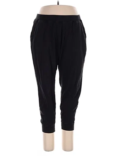 Pre-owned Pact Active Pants In Black