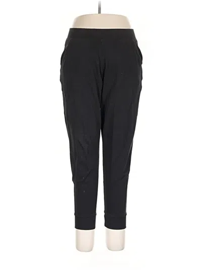 Pre-owned Pact Active Pants In Black