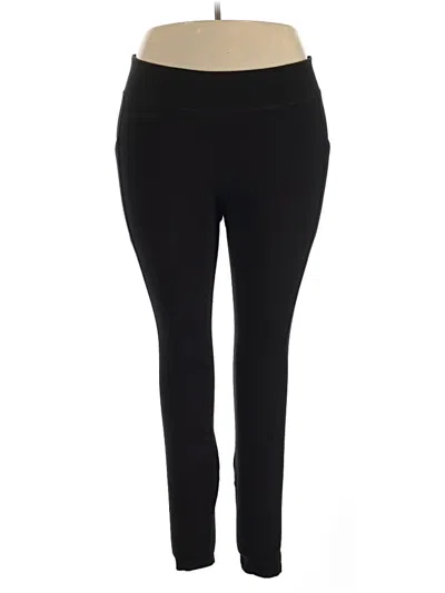 Pre-owned Pact Active Pants In Black