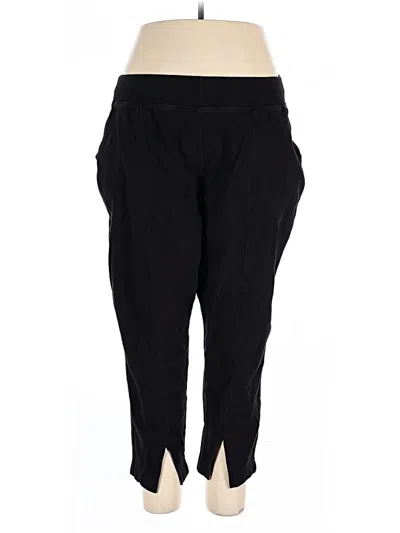Pre-owned Pact Active Pants In Black