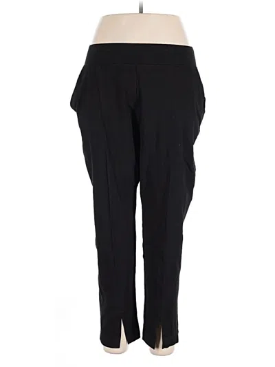 Pre-owned Pact Active Pants In Black