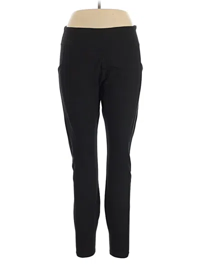 Pre-owned Pact Active Pants In Black