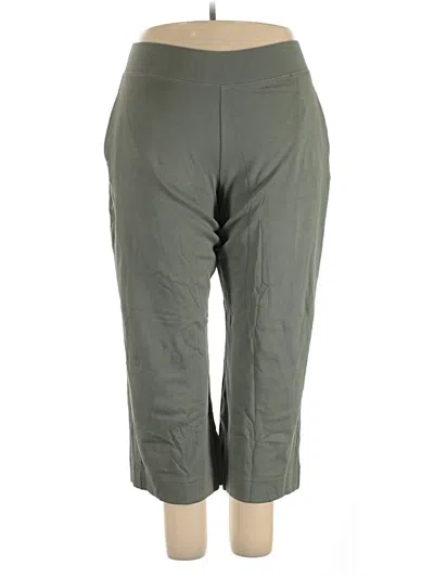 Pre-owned Pact Active Pants In Green
