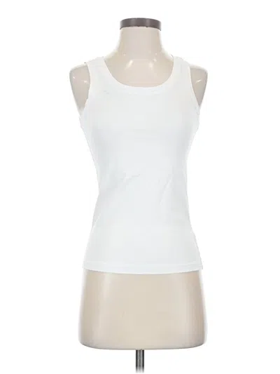 Pre-owned Pact Active Tank Top In White