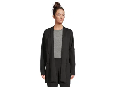 Pact Airplane Cardigan In Black