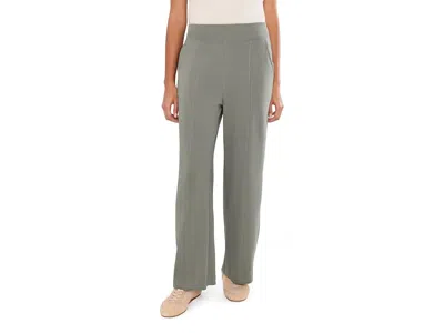 Pact Airplane Pintuck Wide Leg Pants Women's Casual Pants Castor Green: Xs 29