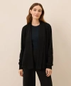 Pact Airplane Short Drape Cardigan In Animal Print