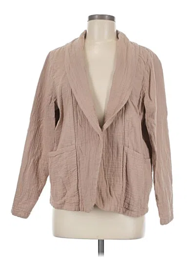Pre-owned Pact Blazer Jacket In Tan