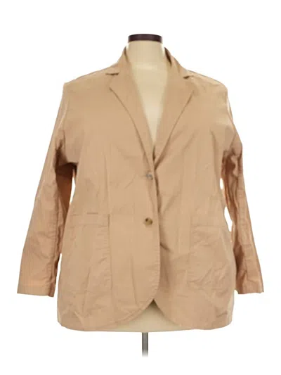 Pre-owned Pact Blazer Jacket In Tan
