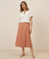 Pact Canopy Linen Wrap Skirt Made With Organic Cotton In Pink