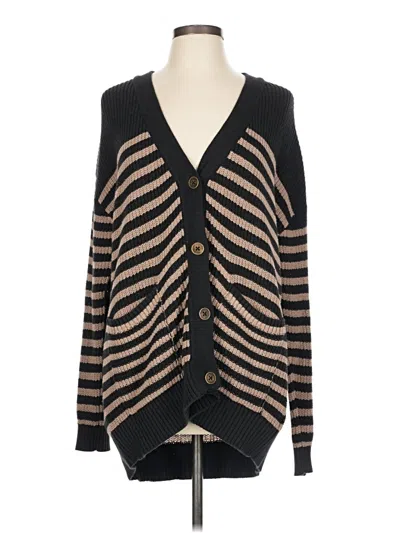 Pre-owned Pact Cardigan Sweater In Black