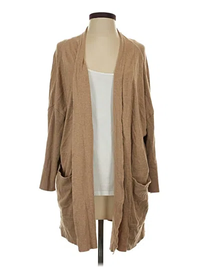 Pre-owned Pact Cardigan Sweater In Tan