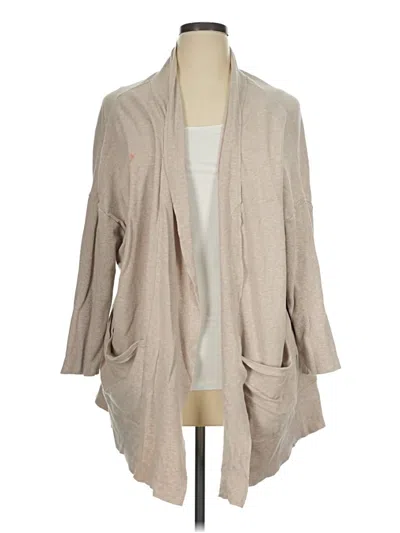Pre-owned Pact Cardigan Sweater In Tan