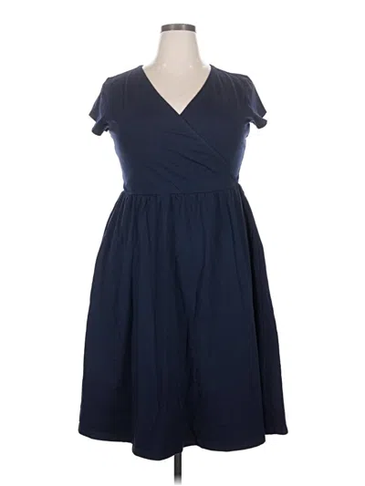 Pre-owned Pact Casual Dress In Blue