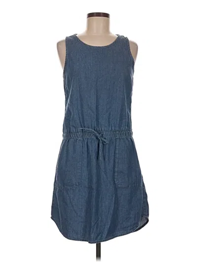 Pre-owned Pact Casual Dress In Blue