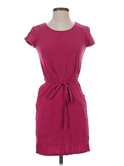 Pre-owned Pact Casual Dress In Burgundy