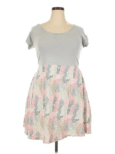 Pre-owned Pact Casual Dress In Gray