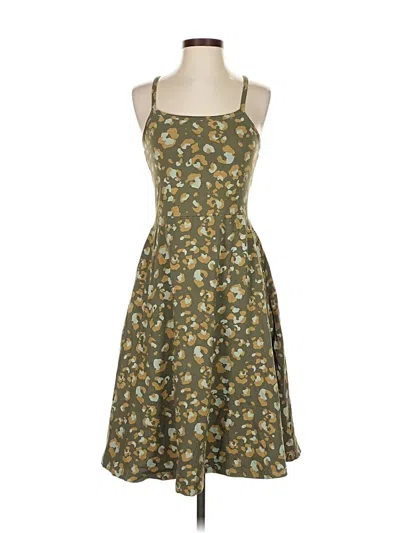 Pre-owned Pact Casual Dress In Green