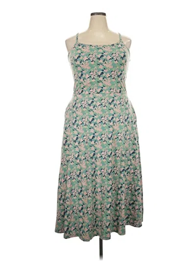 Pre-owned Pact Casual Dress In Green