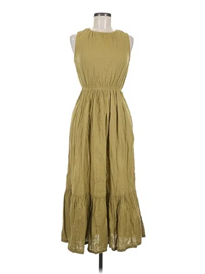 Pre-owned Pact Casual Dress In Green