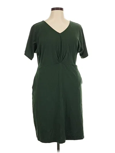Pre-owned Pact Casual Dress In Green