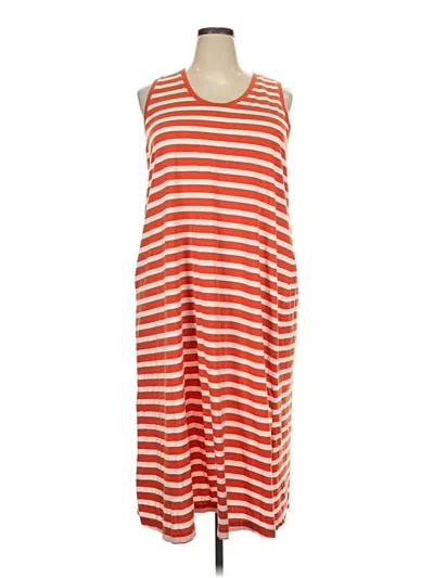Pre-owned Pact Casual Dress In Orange