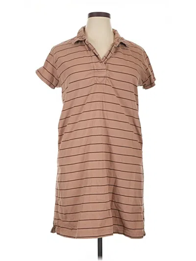 Pre-owned Pact Casual Dress In Tan