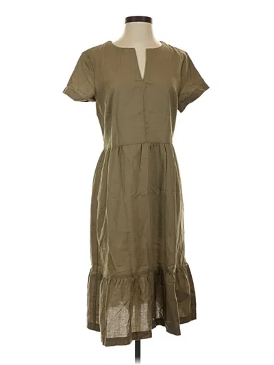 Pre-owned Pact Casual Dress In Tan