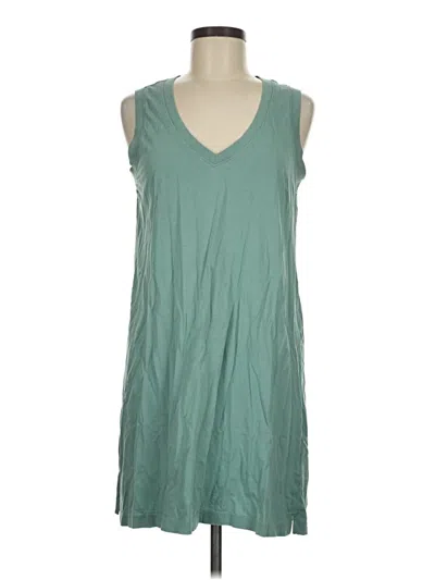 Pre-owned Pact Casual Dress In Teal