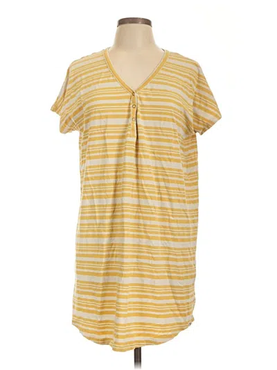 Pre-owned Pact Casual Dress In Yellow