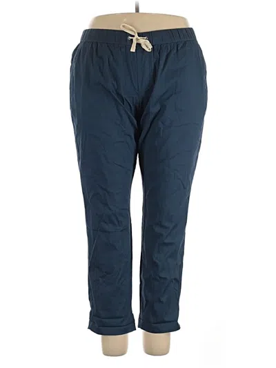 Pre-owned Pact Casual Pants In Blue