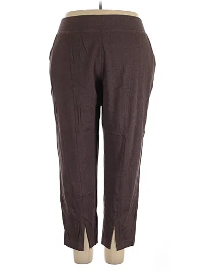 Pre-owned Pact Casual Pants In Brown