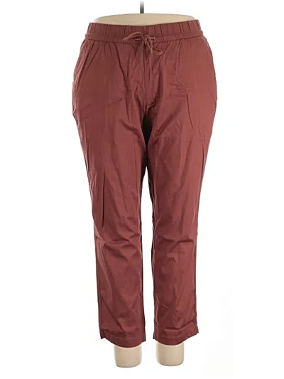 Pre-owned Pact Casual Pants In Brown