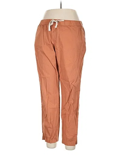 Pre-owned Pact Casual Pants In Brown