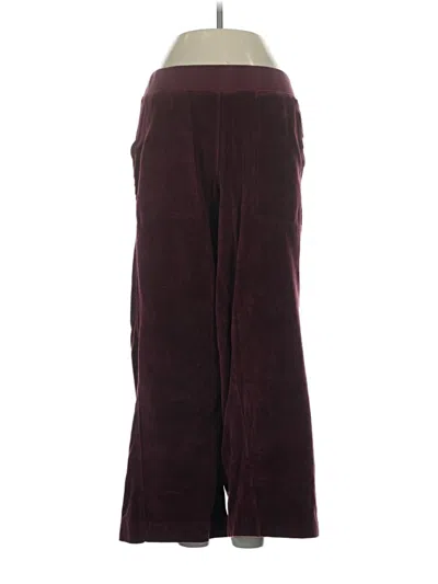 Pre-owned Pact Casual Pants In Burgundy