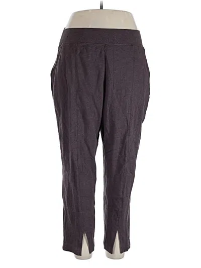 Pre-owned Pact Casual Pants In Gray