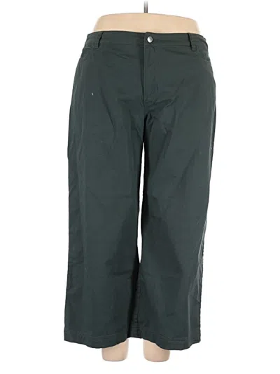 Pre-owned Pact Casual Pants In Green