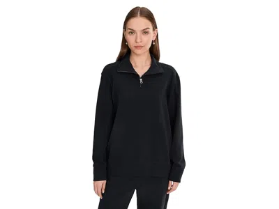 Pact Cloudknit Quarter Zip In Black