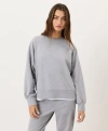 Pact Cloudknit Raglan Crew In Gray