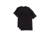 Pact Cool-stretch V-neck Undershirt 3-pack In Black