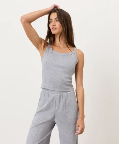 Pact Dream Rib Cami In Gray