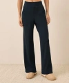 Pact Dream Rib Wide Leg Lounge Pant In Blue