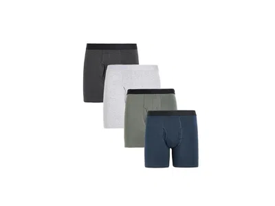 Pact Everyday Boxer Brief 4-pack In Green