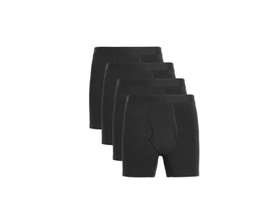 Pact Everyday Boxer Brief 4-pack In Black